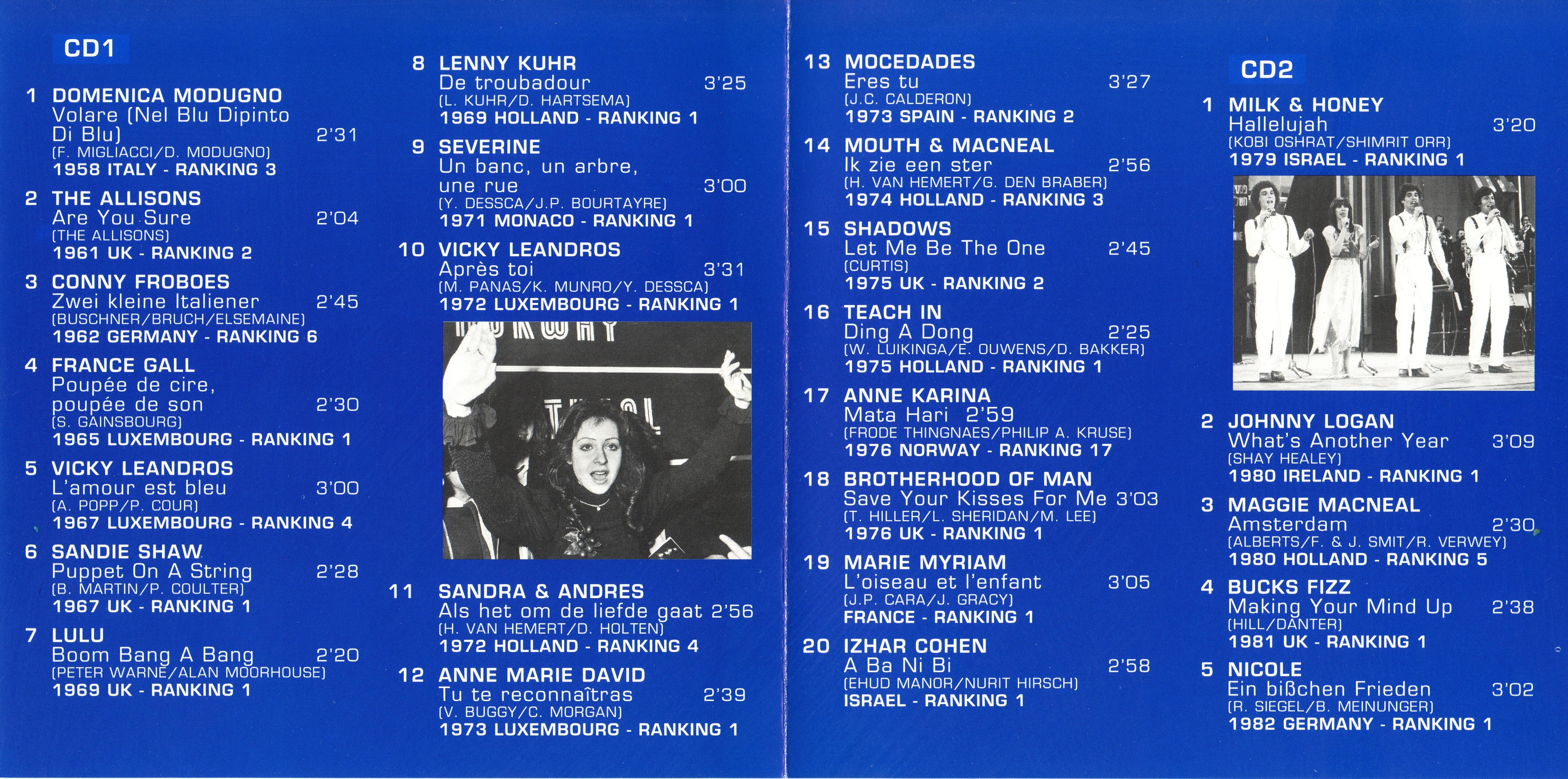 Eurovision Song Contest  The Story Of Eurovision : Booklet